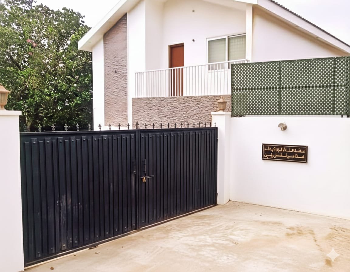 Private villa entrance